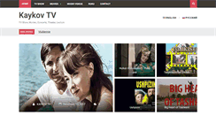 Desktop Screenshot of kaykov.tv